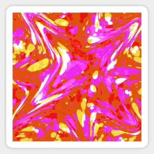 Ablaze - Abstract Pattern Design Sticker